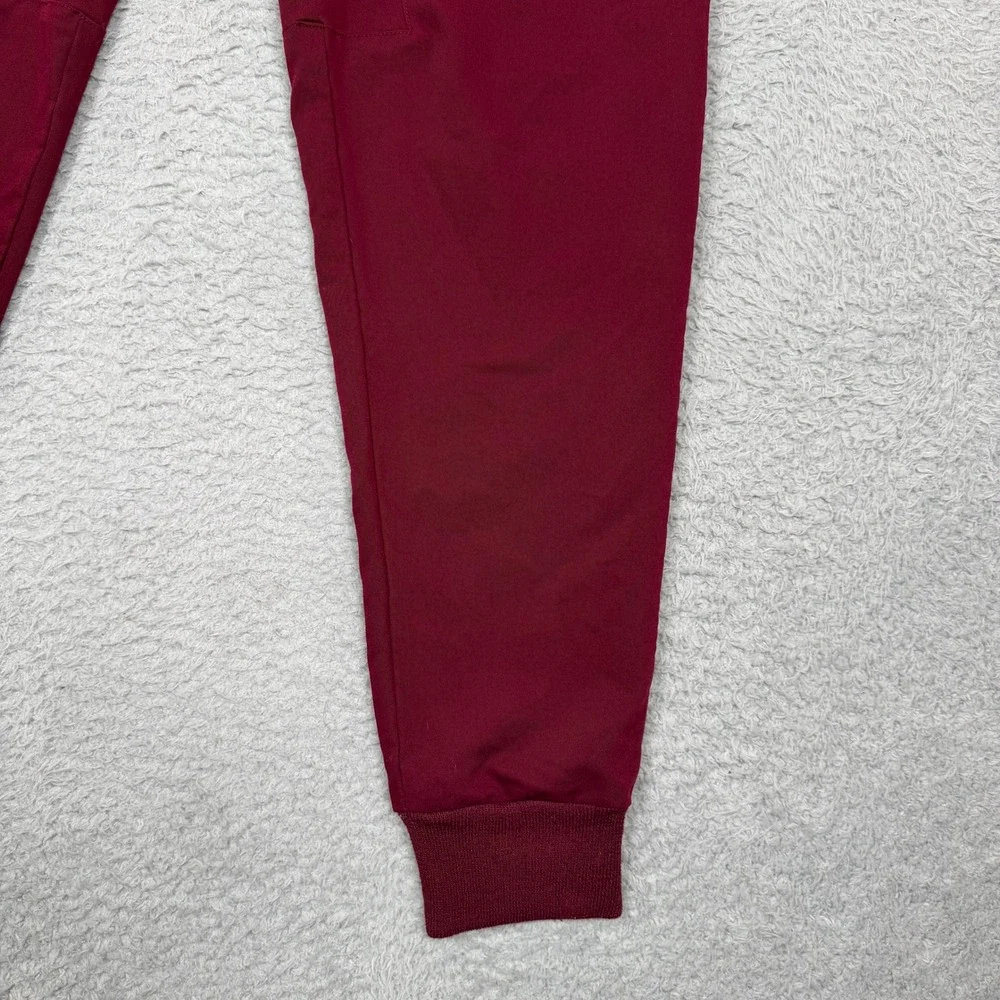 FIGS Technical Collection Mens Jogger Scrub Pants Burgundy M/T MXXSW2004T Tall